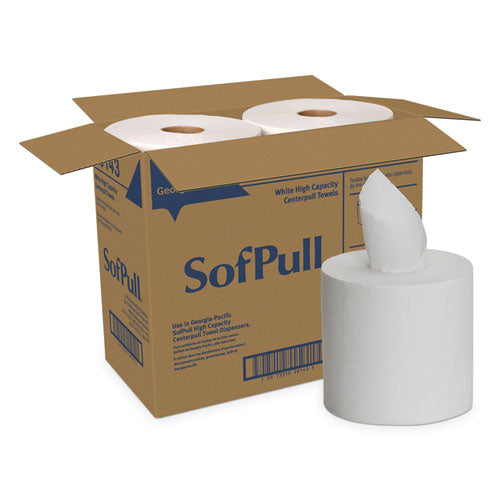 Sofpull Perforated Paper Towel, 7 4-5 X 15, White, 560-roll, 4 Rolls-carton