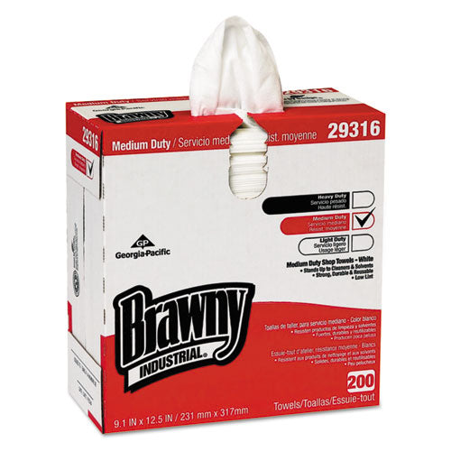 Brawny Industrial Lightweight Shop Towel, 9 1-10