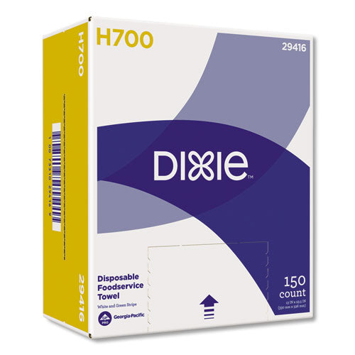 Dixie H700 Disposable Foodservice Towel, 13 X 24, 150-carton