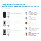 Pacific Blue Ultra Manual Dispenser Foam Refill, Pacific Citrus, 1,200 Ml, 4-carton