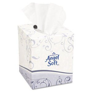 Premium Facial Tissue, 2-ply, White, Cube Box, 96 Sheets-box