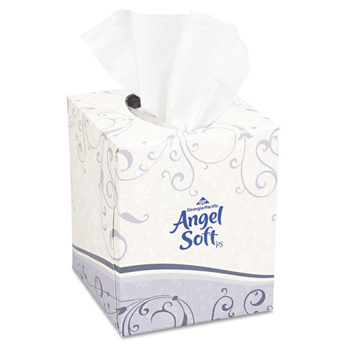 Premium Facial Tissue, 2-ply, White, Cube Box, 96 Sheets-box