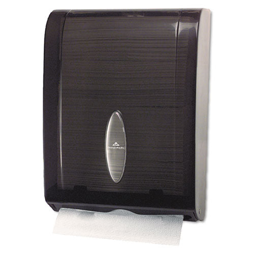 Dispenser For Combi-fold C-fold-multifold-bigfold Towels, 12.3 X 6 X 15.5, Black