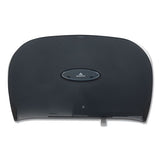 Jumbo Jr. Bathroom Tissue Dispenser, Double Roll,  22.1 X 4.8 X 12.1, Black