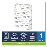 Premium Color Copy Cover, 100 Bright, 60lb, 18 X 12, 250-pack