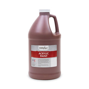 Acrylic Paint, Brown, 64 Oz Bottle