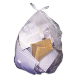 High-density Waste Can Liners, 45 Gal, 12 Microns, 40" X 48", Natural, 250-carton