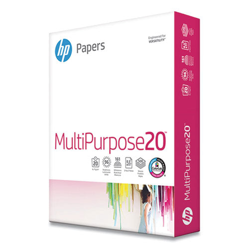 Multipurpose20 Paper, 96 Bright, 20lb, 8.5 X 11, White, 500-ream