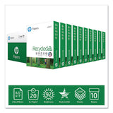 Recycled30 Paper, 92 Bright, 20lb, 8.5 X 11, White, 500 Sheets-ream, 10 Reams-carton