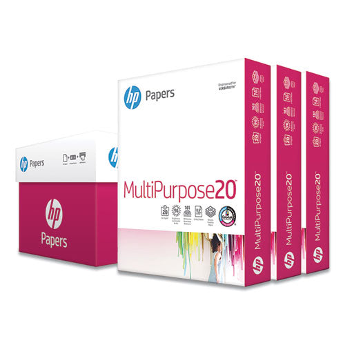 Multipurpose20 Paper, 96 Bright, 20lb, 8.5 X 11, White, 500 Sheets-ream, 3 Reams-carton