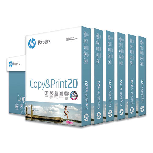 Copyandprint20 Paper, 92 Bright, 20lb, 8.5 X 11, White, 400 Sheets-ream, 6 Reams-carton