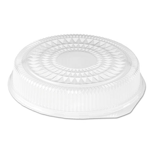 Plastic Dome Lid, Round, Embossed, Fits 212/213, 16