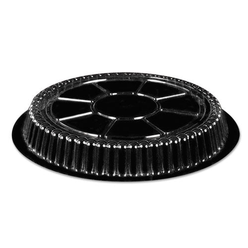 Plastic Dome Lids, Round, Fits 9