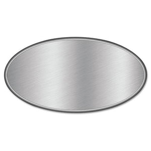 Foil Laminated Board Lids, 9" Diameter, Silver, Aluminum, 500/carton