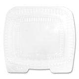Handi-lock Single Compartment Food Container, 5.63 W X 3.25 D, Clear, Plastic, 500/carton