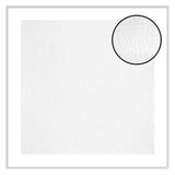 Linen-like Natural Flat Pack Napkin, Ultraply, 16" X 16", White, 1,200-carton