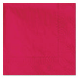 Beverage Napkins, 2-ply, 9 1-2 X 9 1-2, Red, 1000-carton