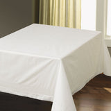 Tissue-poly Tablecovers, Square, 82" X 82", White, 25-carton