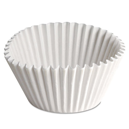 Fluted Bake Cups, 2.25 Diameter X 1.88 H, White, Paper, 500-pack, 20 Packs-carton