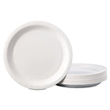 Coated Paper Dinnerware, Plate, 9", White, 50-pack, 10 Packs-carton