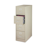 Vertical Letter File Cabinet, 4 Letter-size File Drawers, Putty, 15 X 26.5 X 52