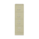 Vertical Letter File Cabinet, 4 Letter-size File Drawers, Putty, 15 X 26.5 X 52