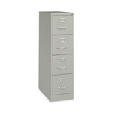 Vertical Letter File Cabinet, 4 Letter-size File Drawers, Light Gray, 15 X 26.5 X 52