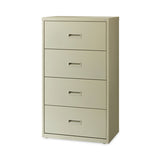Lateral File Cabinet, 4 Letter-legal-a4-size File Drawers, Putty, 30 X 18.62 X 52.5