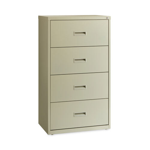 Lateral File Cabinet, 4 Letter-legal-a4-size File Drawers, Putty, 30 X 18.62 X 52.5