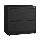 Lateral File Cabinet, 2 Letter-legal-a4-size File Drawers, Black, 30 X 18.62 X 28