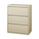 Lateral File Cabinet, 3 Letter-legal-a4-size File Drawers, Putty, 30 X 18.62 X 40.25