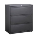 Lateral File Cabinet, 3 Letter-legal-a4-size File Drawers, Charcoal, 36 X 18.62 X 40.25