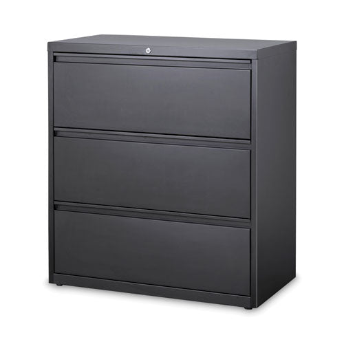 Lateral File Cabinet, 3 Letter-legal-a4-size File Drawers, Charcoal, 36 X 18.62 X 40.25