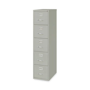 Vertical Letter File Cabinet, 4 Letter-size File Drawers, Light Gray, 15 X 26.5 X 61.37