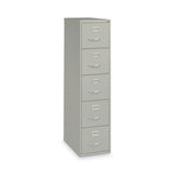 Vertical Letter File Cabinet, 4 Letter-size File Drawers, Light Gray, 15 X 26.5 X 61.37