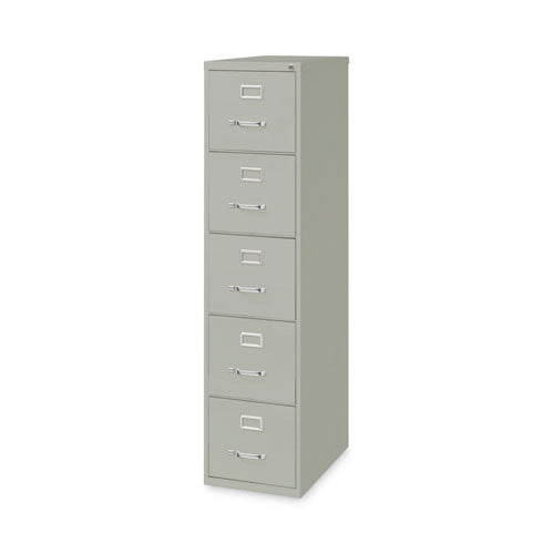 Vertical Letter File Cabinet, 4 Letter-size File Drawers, Light Gray, 15 X 26.5 X 61.37