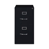 Vertical Letter File Cabinet, 2 Letter-size File Drawers, Black, 15 X 22 X 28.37