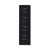 Vertical Letter File Cabinet, 4 Letter-size File Drawers, Black, 15 X 22 X 52