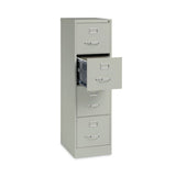 Vertical Letter File Cabinet, 4 Letter-size File Drawers, Light Gray, 15 X 22 X 52