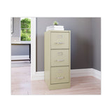 Vertical Letter File Cabinet, 3 Letter-size File Drawers, Putty, 15 X 22 X 40.19