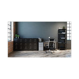 Vertical Letter File Cabinet, 3 Letter-size File Drawers, Black, 15 X 22 X 40.19