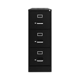 Vertical Letter File Cabinet, 3 Letter-size File Drawers, Black, 15 X 22 X 40.19