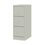 Vertical Letter File Cabinet, 3 Letter-size File Drawers, Light Gray, 15 X 22 X 40.19