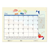 Earthscapes Seasonal Desk Pad Calendar, 18.5 X 13, 2021