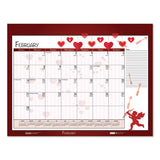 Earthscapes Seasonal Desk Pad Calendar, 18.5 X 13, 2021