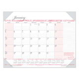 Recycled Breast Cancer Awareness Monthly Desk Pad Calendar, 22 X 17, 2021
