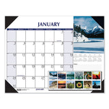 Earthscapes Scenic Desk Pad Calendar, 22 X 17, 2021