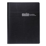 Recycled Weekly Appointment Book, Ruled Without Times, 8.75 X 6.88, Black, 2021