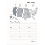 Recycled 24-month Ruled Monthly Planner, 11 X 8.5, Black, 2021-2022