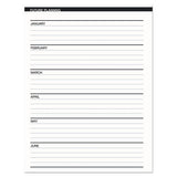 100% Recycled Two Year Monthly Planner With Expense Logs, 8.75 X 6.88, 2021-2022